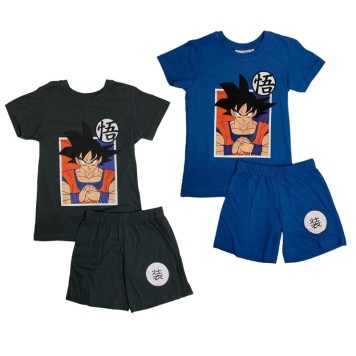 Dragon Ball Saiyan children's short pajamas 6-12 years