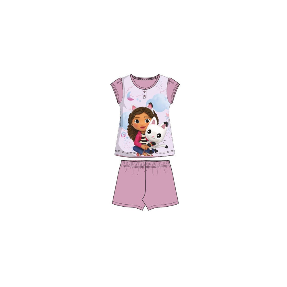 Gabby's Dollhouse Meow Nights children's short pajamas 3-8 years in gift box