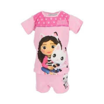 Gabby's Dollhouse Pandy Paws children's short pajamas 2-6 years