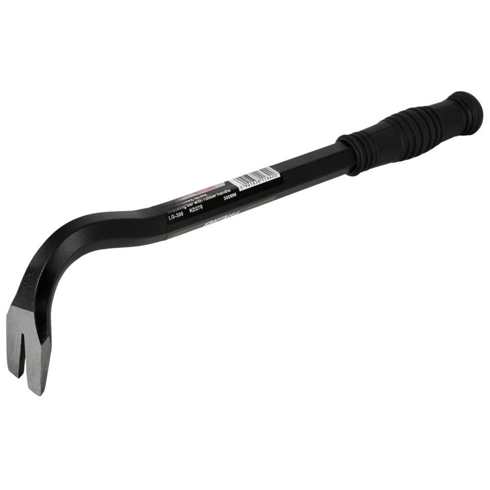 Łom wyciągacz 300x16mm gumowa rączka KD270