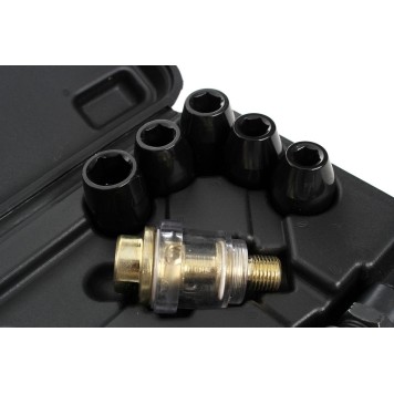 Klucz udarowy pneumatyczny zestaw KD1422 z grzechotką LX-005