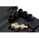 Klucz udarowy pneumatyczny zestaw KD1422 z grzechotką LX-005