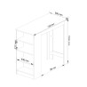 Stolik barowy pod hoker 115cm Biały
