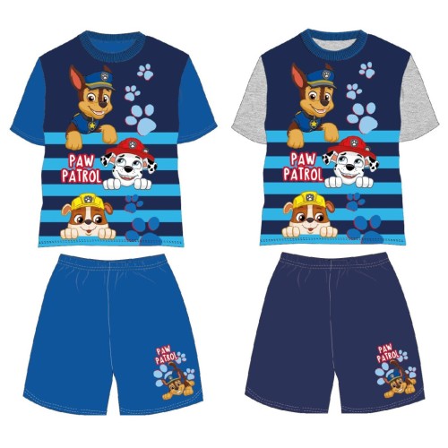Paw Patrol Happy Stripes children's short pajamas 2-6 years