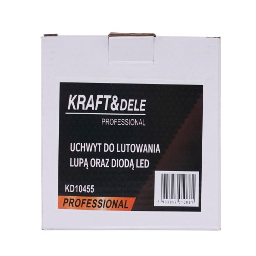 Uchwyt / lupa do lutowania LED "trzecia ręka" KD10455