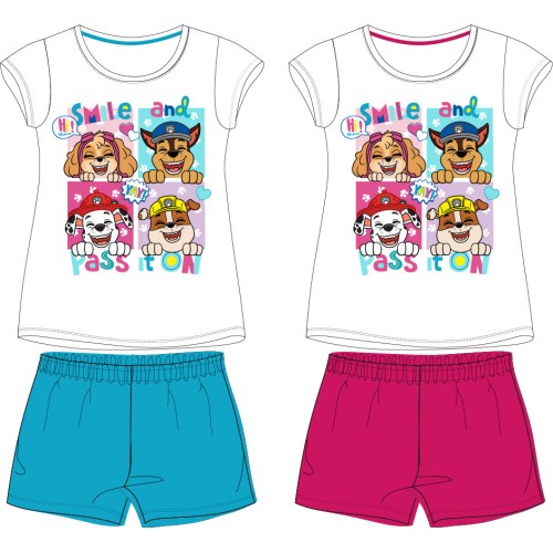 Paw Patrol Smile children's short pajamas 98-128 cm