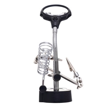 Uchwyt / lupa do lutowania LED "trzecia ręka" KD10455