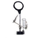 Uchwyt / lupa do lutowania LED "trzecia ręka" KD10455