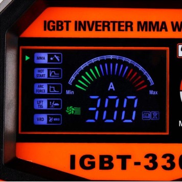Spawarka inwertorowa MMA IGBT LIFT TIG LCD 300A KD1878