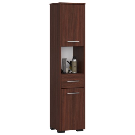 SŁUPEK REGAŁ ŁAZIENKOWY FIN 2D 1SZ 1W WENGE