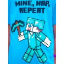 Minecraft children's short pajamas 6 years