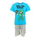 Minecraft children's short pajamas 8 years