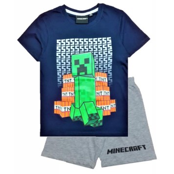 Minecraft children's short pajamas 6 years