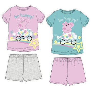 Peppa Pig Bike children's short pajamas 3-6 years
