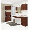 Meuble de salle de bain 30x85x30cm Marron