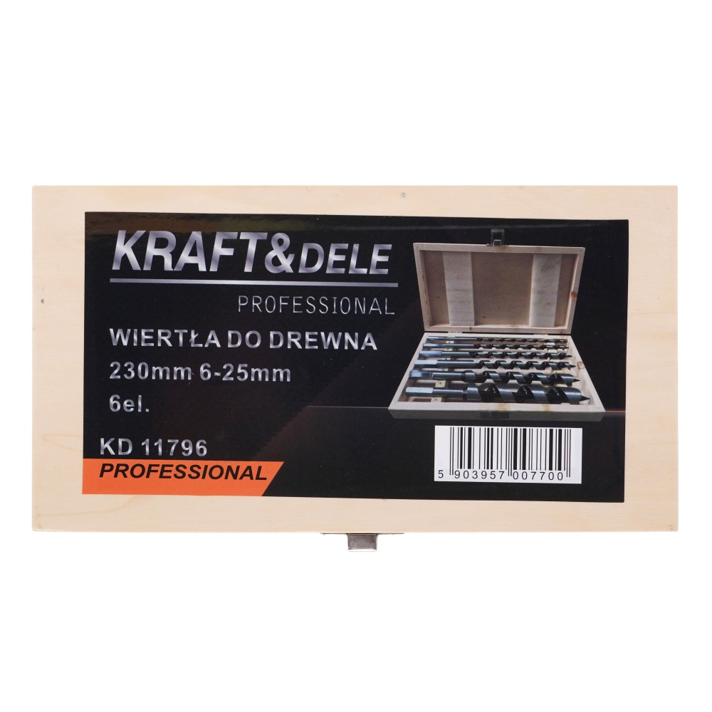 Wiertła do drewna 230mm 6-25mm KD11796