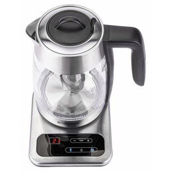 Czajnik elektryczny bezprzewodowy szklany LED 2200 PM-ECB-18-GRGBT