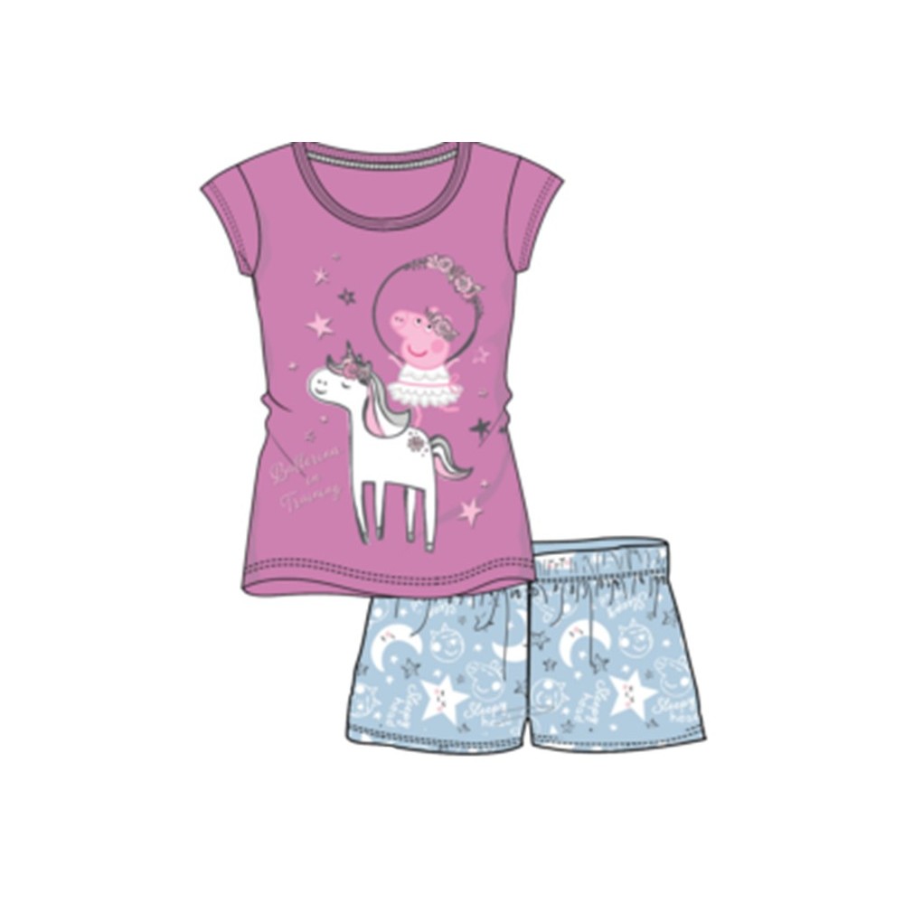 Peppa Pig children's short pajamas 98-116 cm
