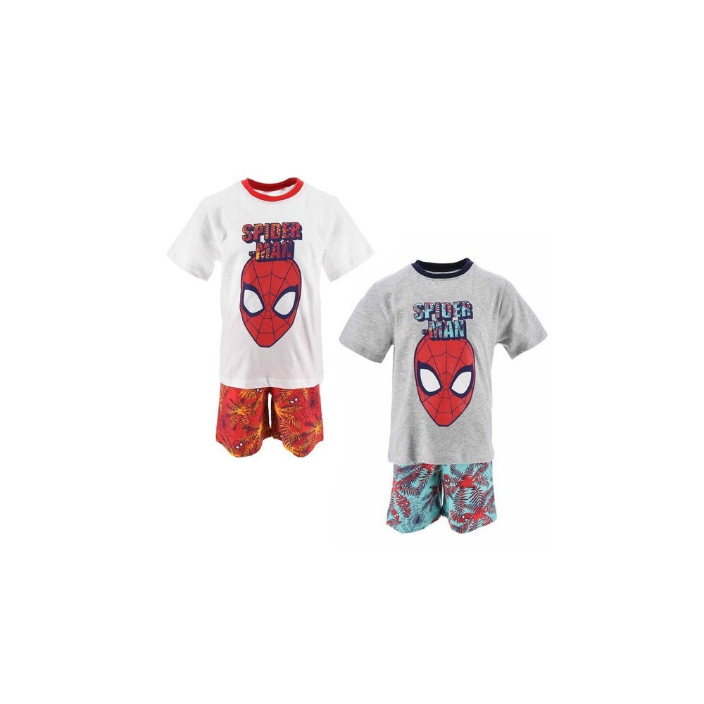 Spiderman children's short pyjamas 3-8 years