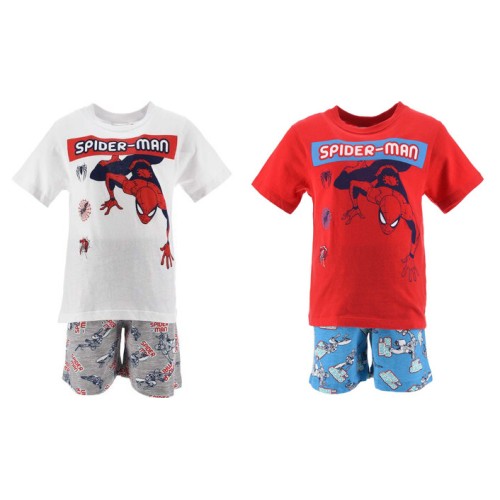 Spiderman children's short pajamas 3-8 years