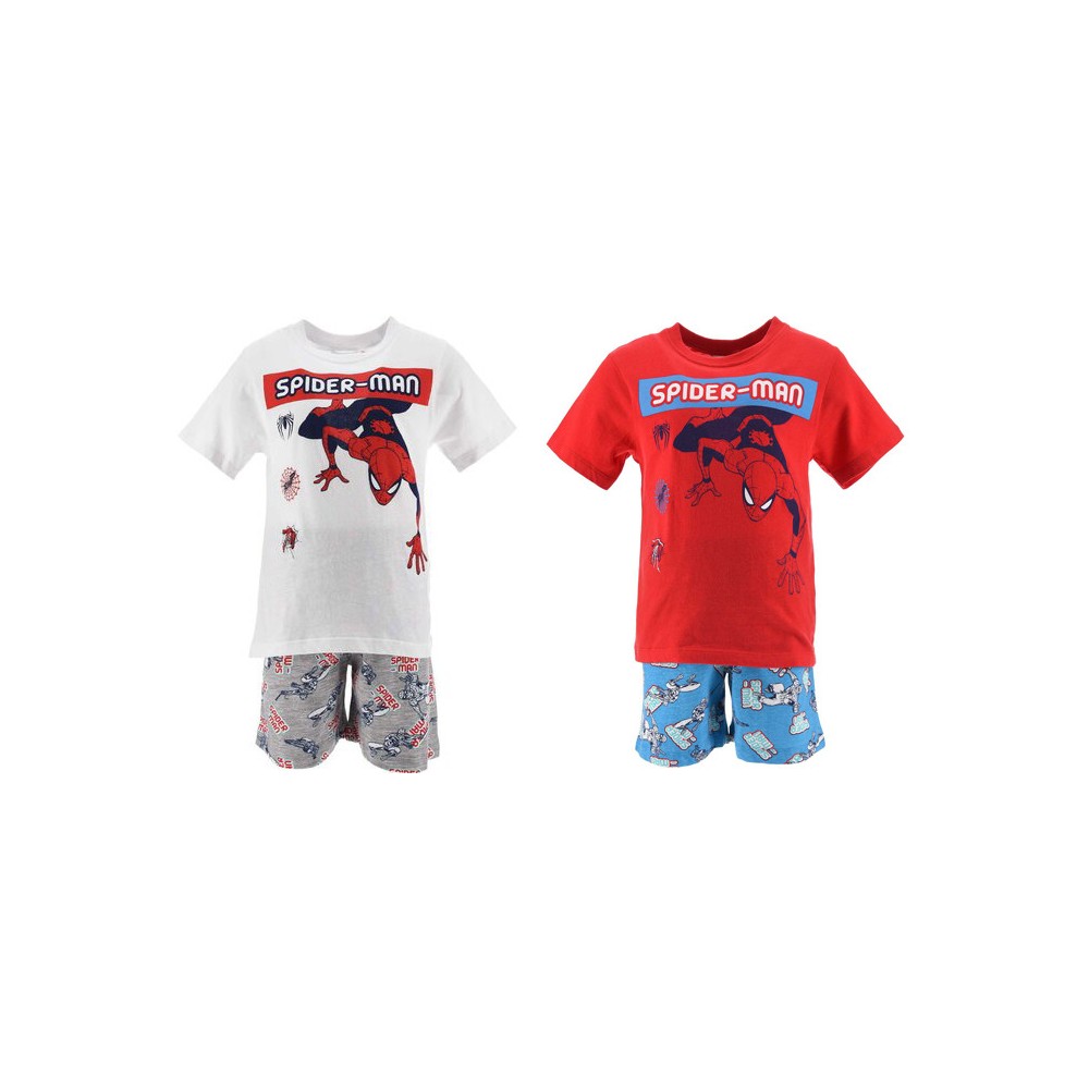 Spiderman children's short pajamas 3-8 years