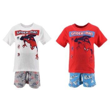 Spiderman children's short pajamas 3-8 years