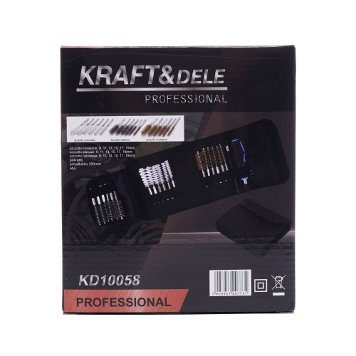 Zestaw szczotek do czyszczenia gniazd wtryskiwaczy 20 el. KD10058