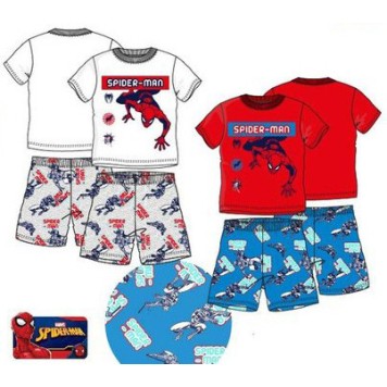 Spiderman children's short pajamas 3-8 years