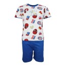 Spiderman children's short pajamas 104-134 cm