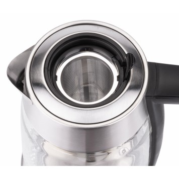 Czajnik elektryczny bezprzewodowy szklany LED 2200 PM-ECB-18-GRGBT