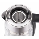 Czajnik elektryczny bezprzewodowy szklany LED 2200 PM-ECB-18-GRGBT