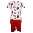 Spiderman children's short pajamas 104-134 cm