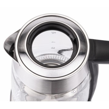 Czajnik elektryczny bezprzewodowy szklany LED 2200 PM-ECB-18-GRGBT