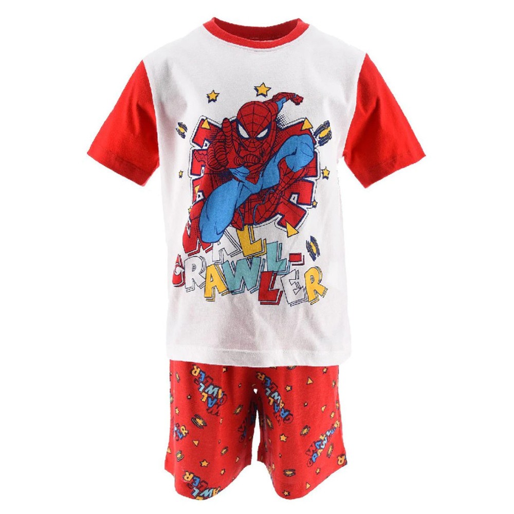 Spiderman Wall Crawler Red children's short pajamas 3 years / 98 cm