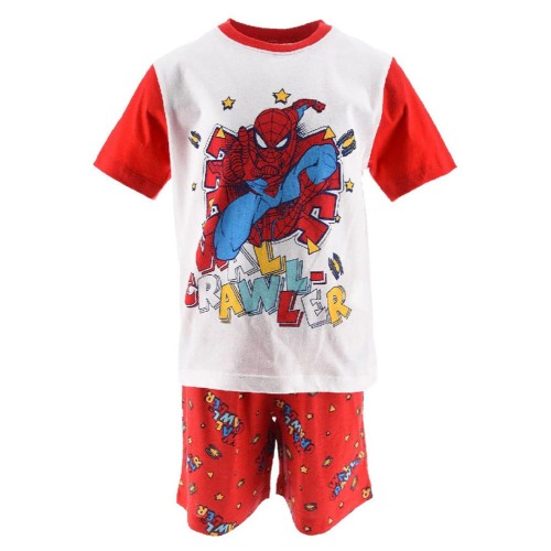 Spiderman Wall Crawler Red children's short pajamas 4 years / 104 cm