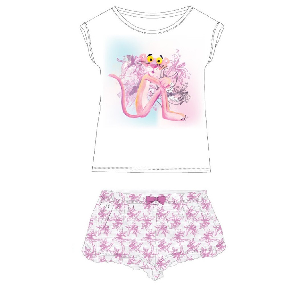 Pink panther Grey short pajamas 134 cm