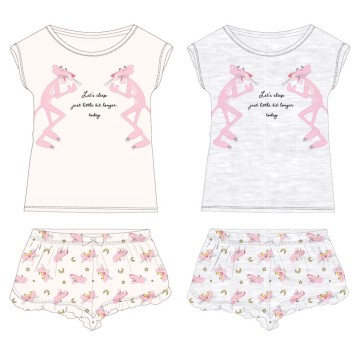 Pink panther short pajamas 134-164 cm