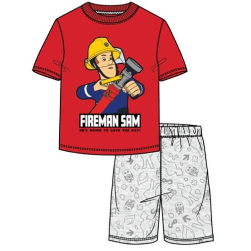 Fireman Sam children's short pajamas 98/104 cm