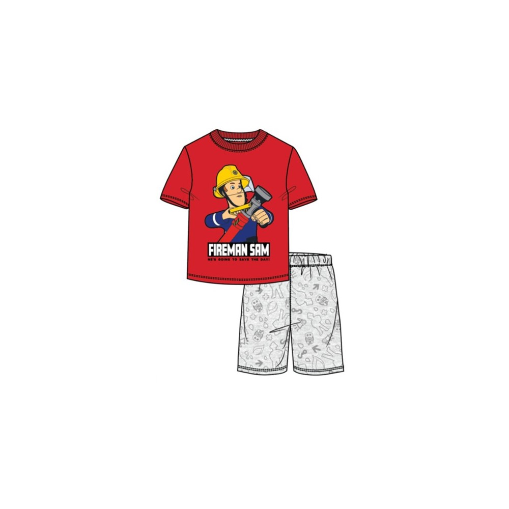 Fireman Sam children's short pajamas 98/104 cm