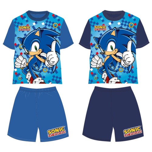 Sonic the Hedgehog kids short pajamas 3-8 years