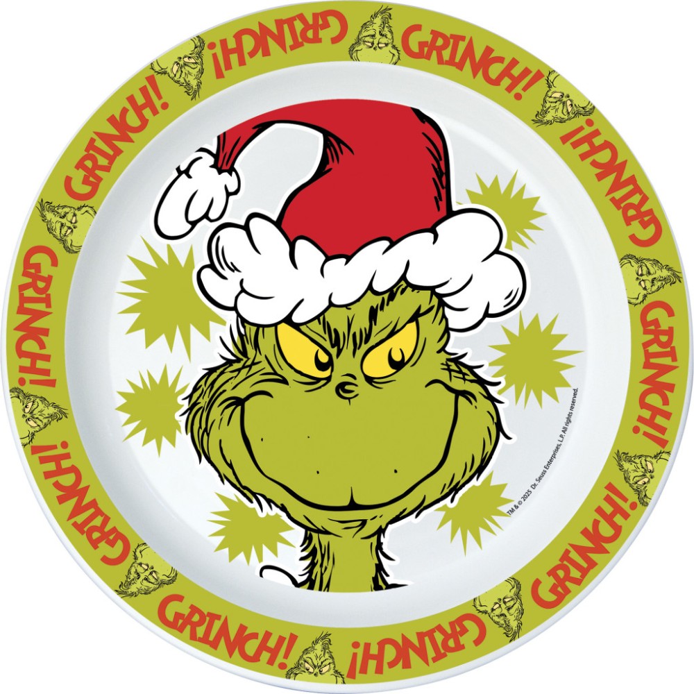 The Grinch Christmas Mischief micro plate 22 cm