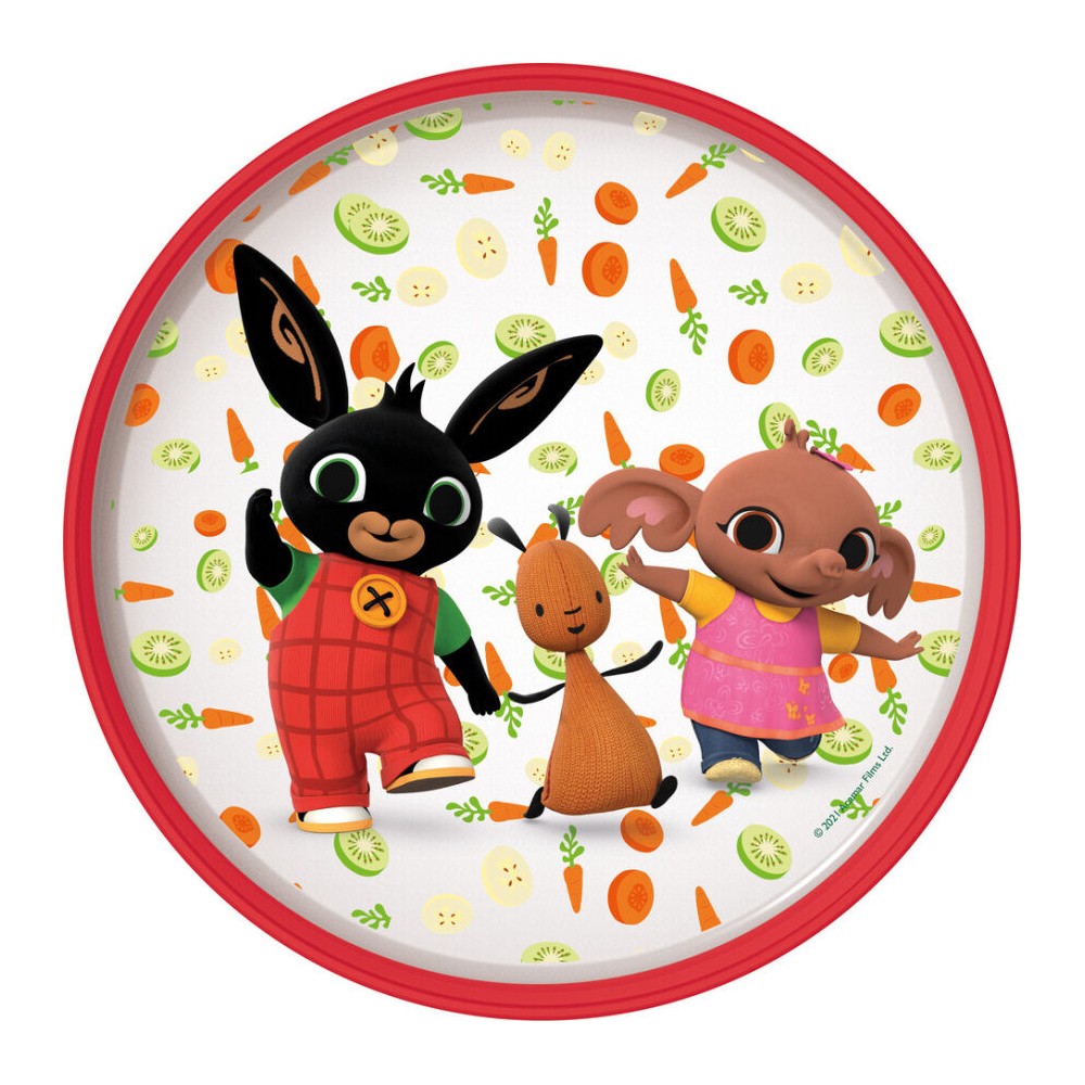 Bing Happy Carrots non-slip micro dinner plate