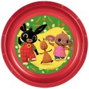 Bing Waving plastic dinner plate