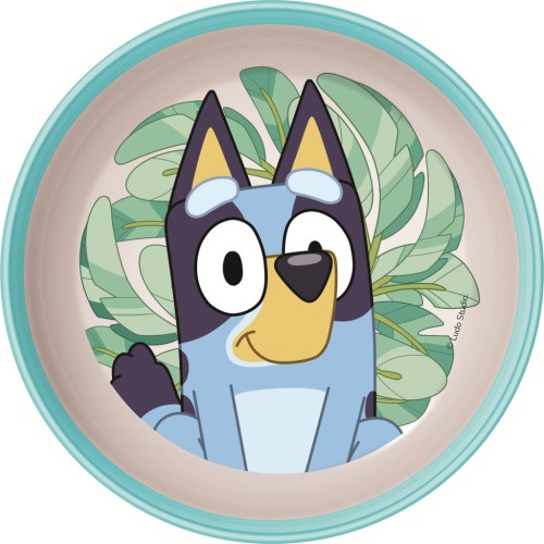 Bluey Leaves non-slip micro deep plate
