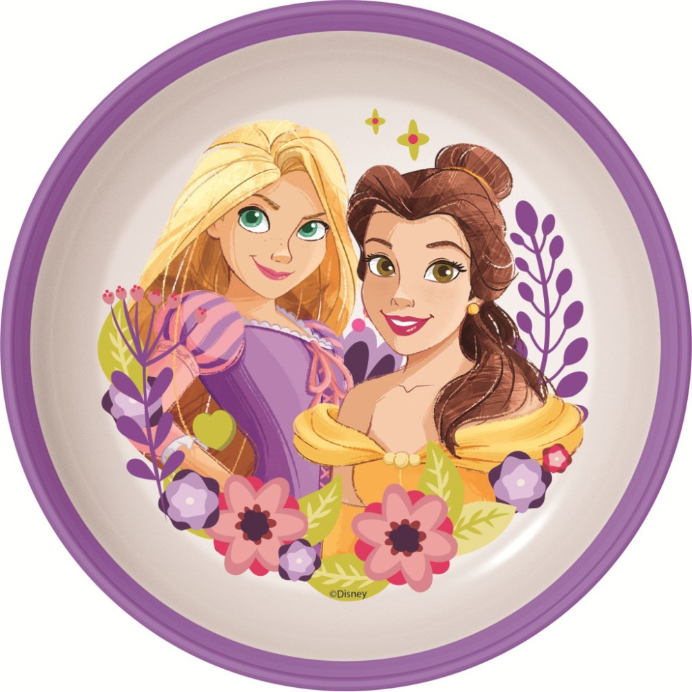 Disney Princess Courageous Heart non-slip micro deep plate