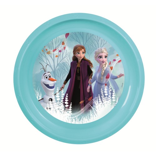 Disney Frozen Blue Forest plastic dinner plate