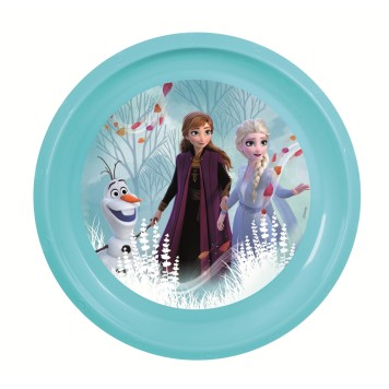 Disney Frozen Blue Forest plastic dinner plate