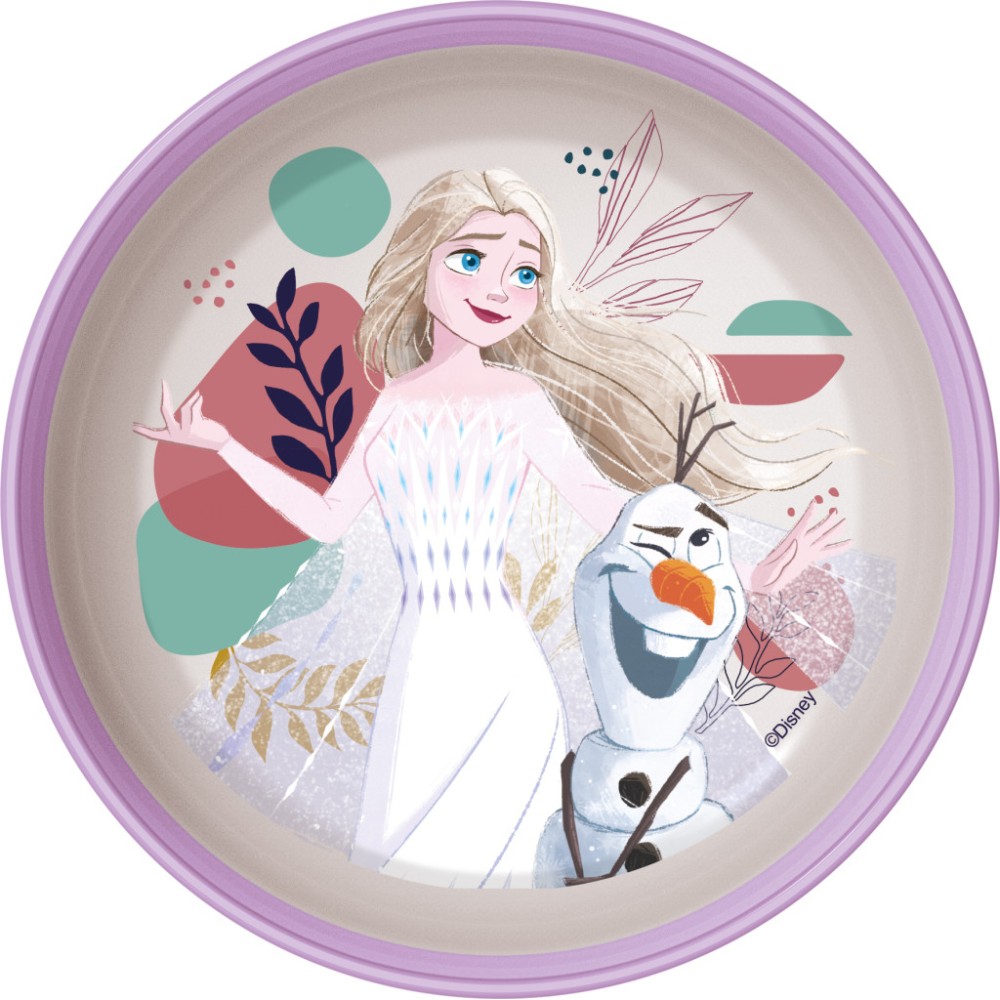 Disney Frozen Journey non-slip micro deep plate