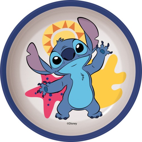 Disney Lilo and Stitch Palms Disney Lilo and Stitch non-slip micro deep plate