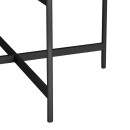 Table basse marbre noir 80x45 cm
